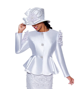 White Church Suits For Women